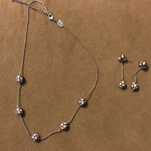 Matching Lia Sophia Necklace and Earrings